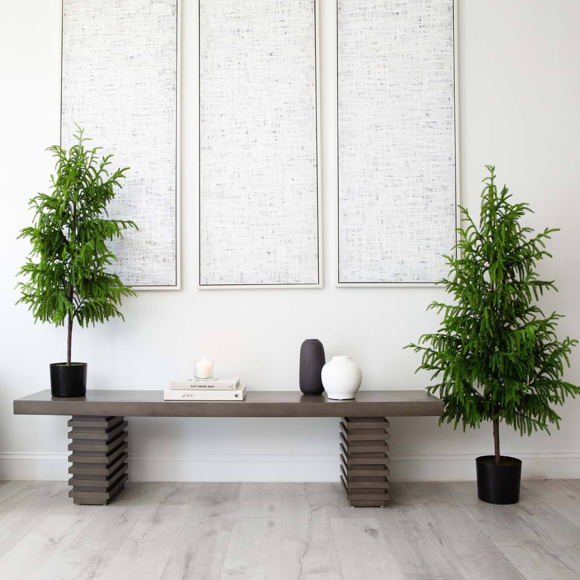 4ft. Unlit Norfolk Pine Artificial Potted Christmas Tree